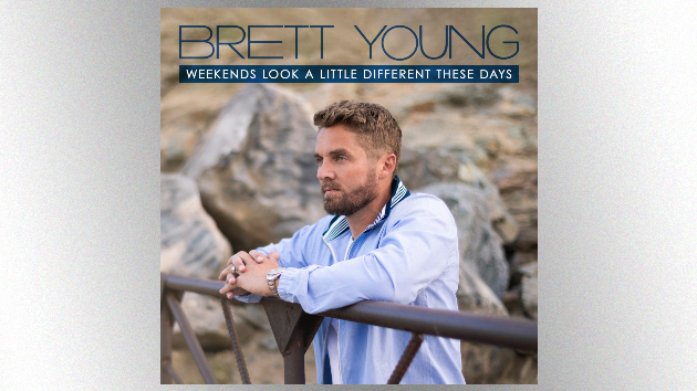 Brett Young's daughter is transfixed by the sound of her father's voice