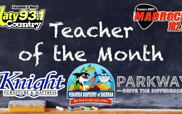WATCH: October Teacher of the Month Announcement – Denison ISD