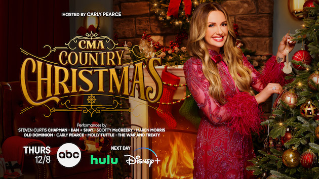 Carly Pearce returns as host for CMA Country Christmas 2022