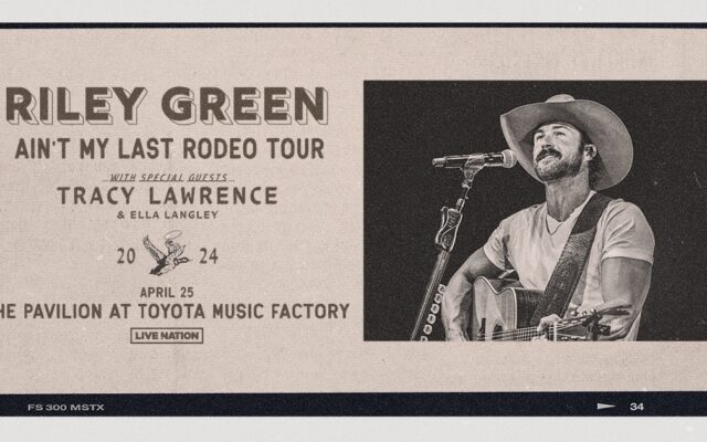 Win Tickets to See Riley Green in Dallas on 04/25/24!