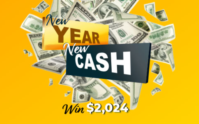 New Year New Cash: A Chance To Win $2,024!