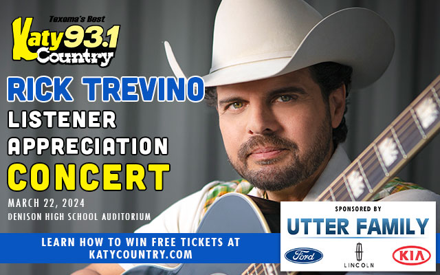 Enter HERE to Win Tickets to See Rick Trevino at Katy Country Listener Appreciation Concert – 03/22/24!